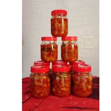 Sambal Cumi Asin Merah Pedas Toples 200g